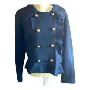 FOUR STARS-BLACK FLEECE JACKET-SIZE  LARGE